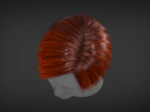 Hair - Short Male Hairstyle 3D Model