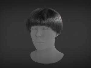 Hair - Short Male Hairstyle 3D 모델