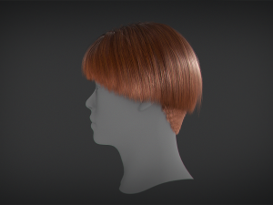 Hair - Short Male Hairstyle 3D 모델