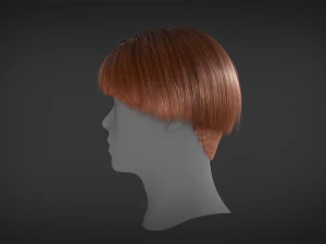 Hair - Short Male Hairstyle 3D Model
