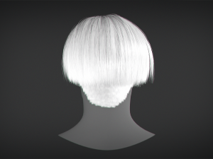 Hair - Short Male Hairstyle 3D 모델