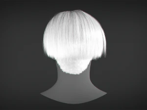 Hair - Short Male Hairstyle 3D Model