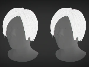 Hair - Short Male Hairstyle 3D Model