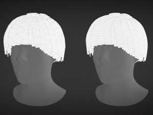 Hair - Short Male Hairstyle 3D 모델