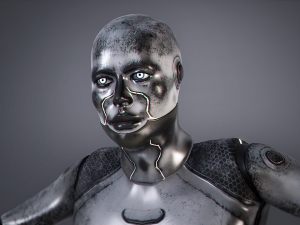 Robot Android Model 3D