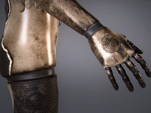 Rob&ocirc; Android Modelo 3D