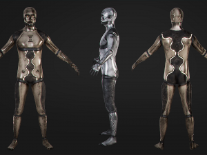 Robot Android Model 3D