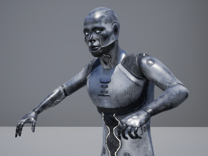 Robot Android Model 3D