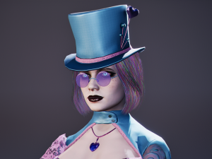Vampire Cyborg Modello 3D