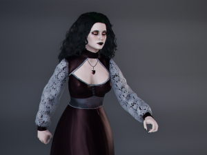 Vampire Cyborg Modello 3D