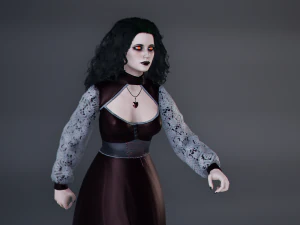 Vampiro Ciborgue Modelo 3D
