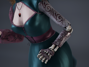 Vampire Cyborg Modello 3D