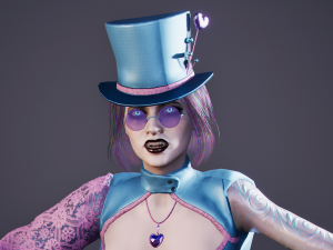 Vampire Cyborg Modello 3D