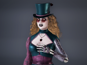 Vampire Cyborg Modello 3D