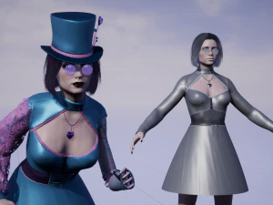 Vampiro Ciborgue Modelo 3D