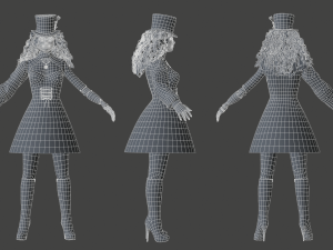 Vampire Cyborg Modello 3D