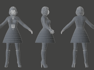 Vampire Cyborg Modello 3D