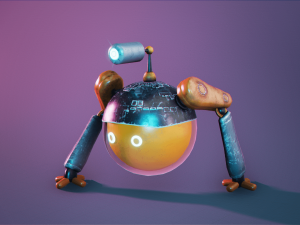 Robot Lantern - Scanner 3D-Modell