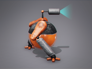 Robot Lantern - Scanner 3D-Modell