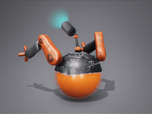 Robot Lantern - Scanner 3D-Modell