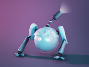 Robot Lantern - Scanner 3D-Modell