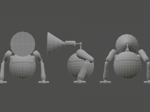 Robot Lantern - Scanner 3D-Modell