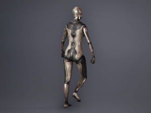 Robot Android Female Model 3D