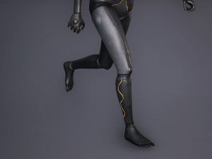 Robot Android Female Model 3D