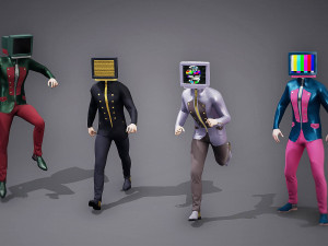 Robot Mr Monitor 3D Model