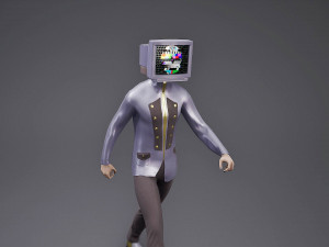 Robot Mr Monitor 3D 模型