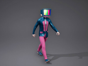 Robot Mr Monitor 3D 模型