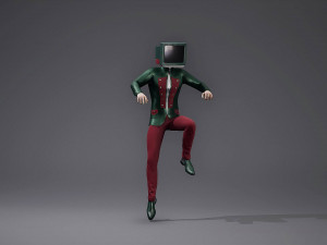 Robot Mr Monitor 3D 模型