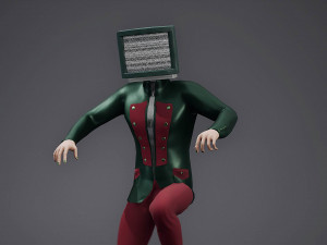 Robot Mr Monitor 3D 模型