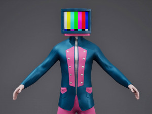 Robot Mr Monitor 3D 模型