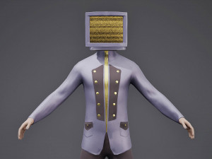 Robot Mr Monitor 3D 模型