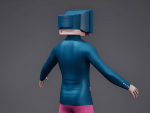 Robot Mr Monitor 3D 模型