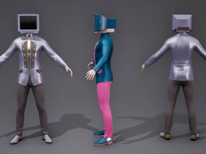 Robot Mr Monitor 3D 模型