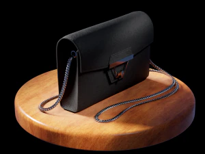 Fecho de couro Modelo 3D