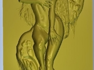 lady on the tree 3Dモデル
