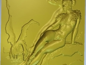 beauty and the dragon 3Dモデル