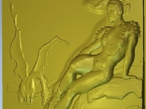 beauty and the dragon 3Dモデル