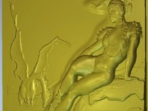 beauty and the dragon 3D Model