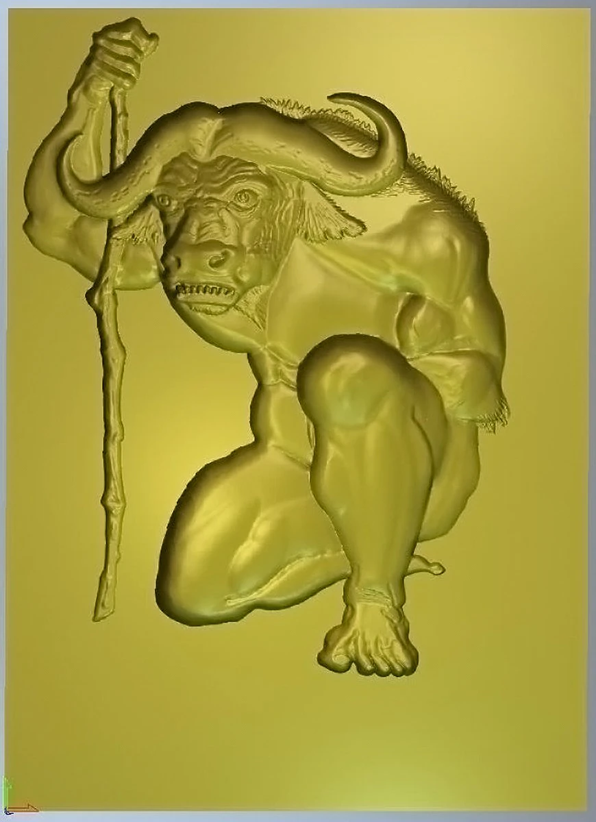 minotaur 3D Model .c4d .max .obj .3ds .fbx .stl .blend