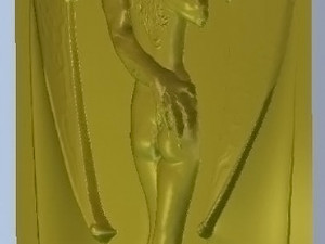 the lady with the vampire Model 3D
