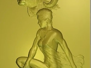 aries woman 3D Model