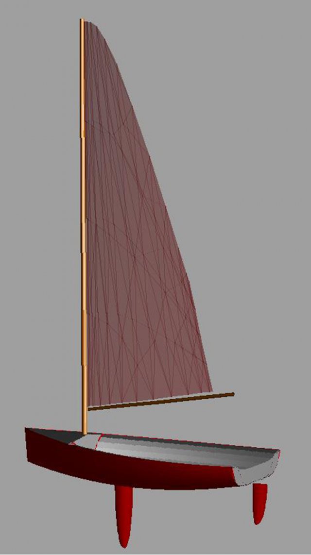 childrens yacht 3D Model .c4d .max .obj .3ds .fbx .stl .blend 