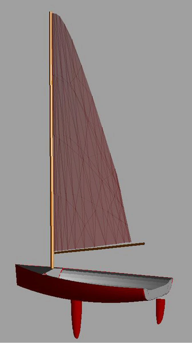 childrens yacht 3D Model .c4d .max .obj .3ds .fbx .stl .blend