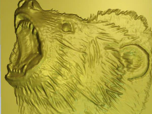 ours brun Modèle 3D