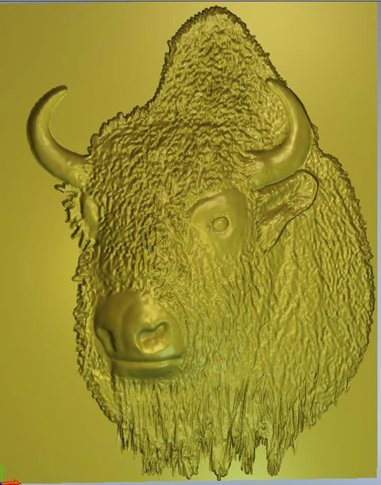 bison 3D Model .c4d .max .obj .3ds .fbx .stl .blend 