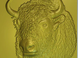 bison Modèle 3D